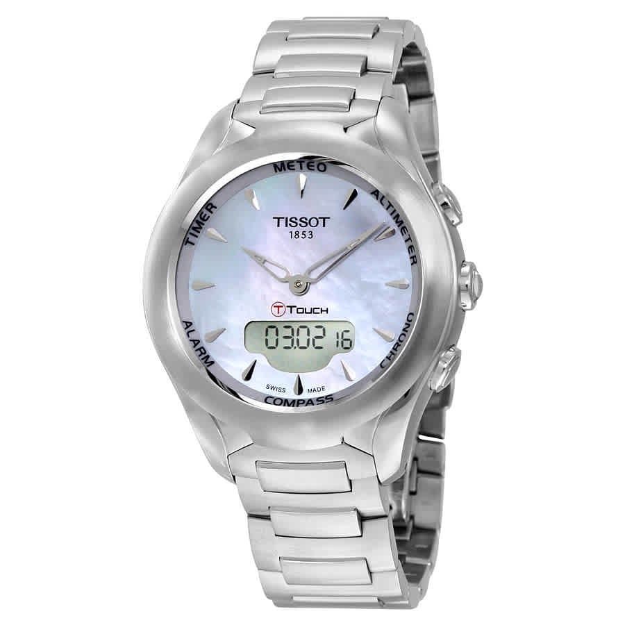  Đồng Hồ Nữ Tissot T-Touch Solar Lady Mother of Pearl Dial 