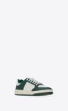  Giày Nam Saint Laurent SL61 Low-Top Sneakers Smooth Grained Leather 'Dark Green' 