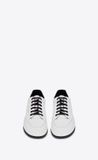  Giày Nam Saint Laurent SL61 Low-Top Sneakers Smooth Grained Leather 'Blanc Optique' 