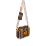  Túi Nam Louis Vuitton Trio Messenger Monogram Stripes 'Brown Canvas' 