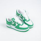  Giày Louis Vuitton And Nike Air Force 1 By Virgil Abloh 'White Gym Green' 