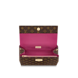  Túi Nữ Louis Vuitton Cluny BB Monogram Fuchsia Bordeaux Red 