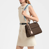  Túi Nữ Louis Vuitton Cluny MM Monogram 'Bleu Glacier Blue' 