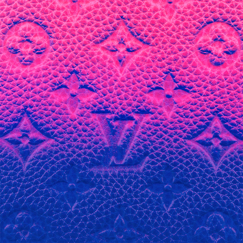  Túi Nam Louis Vuitton In The Loop 'Pink Blue Green Taurillon Illusion Leather' 