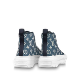  Giày Nữ Louis Vuitton Lv Squad Trainer Boots 'Navy Blue' 