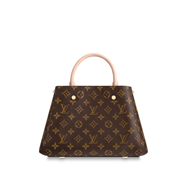  Túi Nữ Louis Vuitton Montaigne BB Monogram 'Brown Canvas' 