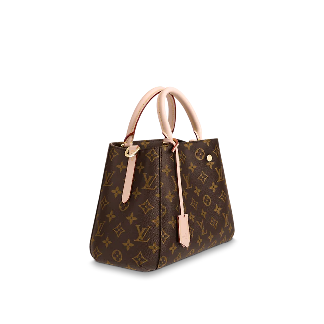 Túi Nữ Louis Vuitton Montaigne BB Monogram 'Brown Canvas' 