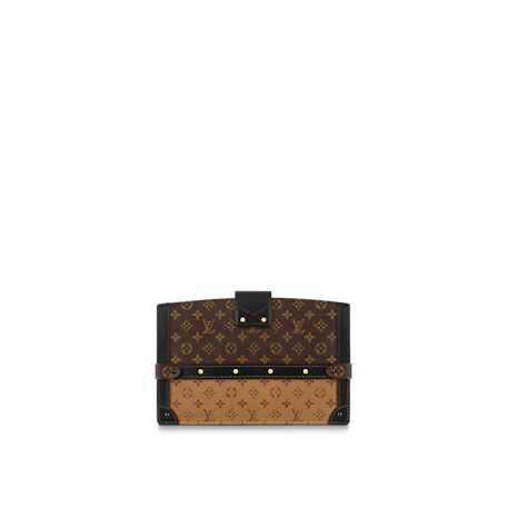  Túi Nữ Louis Vuitton Trunk Clutch Monogram 'Brown' 