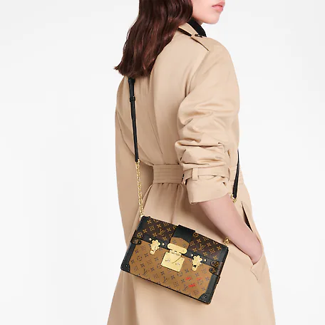 T i N Louis Vuitton Trunk Clutch Monogram Brown M43596 LUXITY