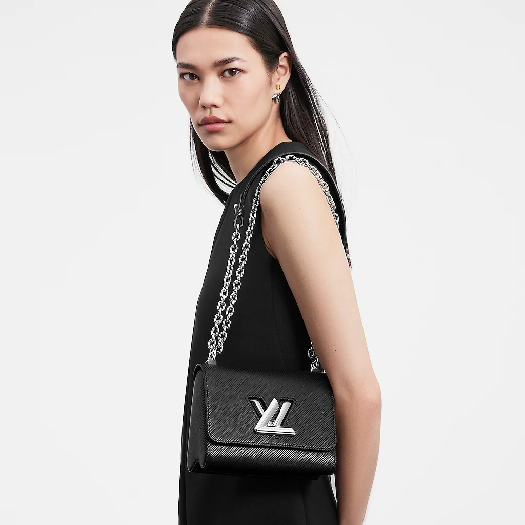  Túi Nữ Louis Vuitton Twist PM Epi 'Black' 