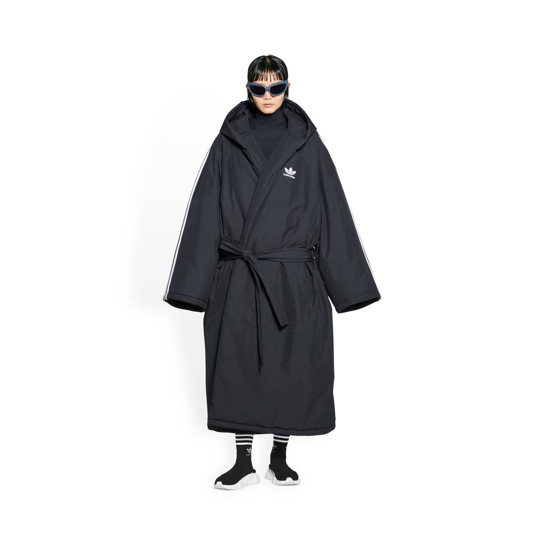  Giày Nữ Balenciaga x Adidas Speed 'Black' 