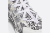  Giày Nữ Dior D-Connect Sneaker 'Black White' 