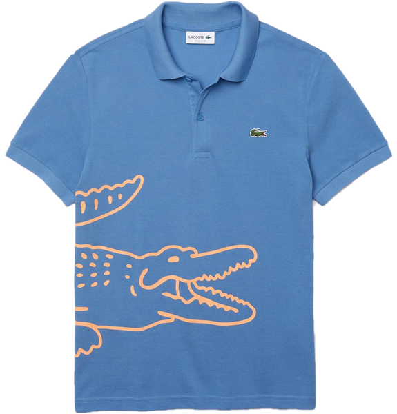  Áo Lacoste Cotton Piqué Polo Shirt 'Blue' 