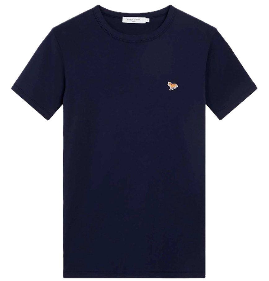  Áo Maison Kitsune Fox Head 'Navy' 