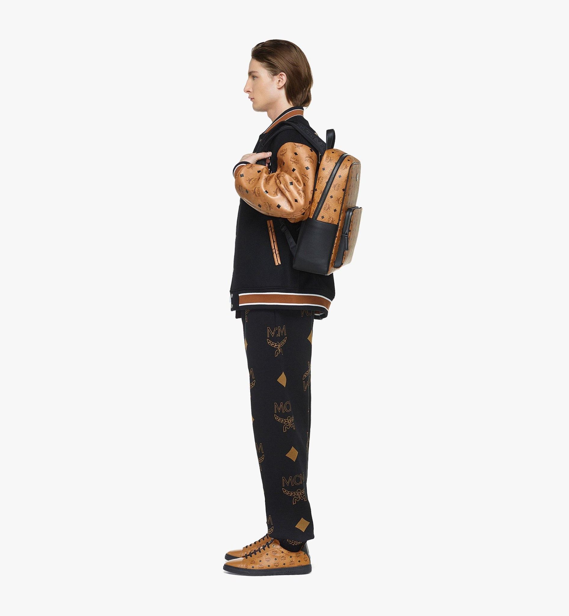  Balo Nam MCM Aren Backpack 'Cognac' 