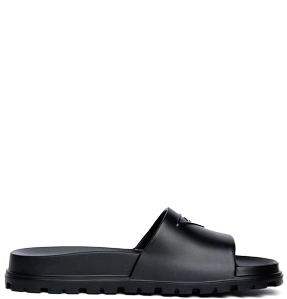  Dép Nam Prada Rubber Slide 'Black' 