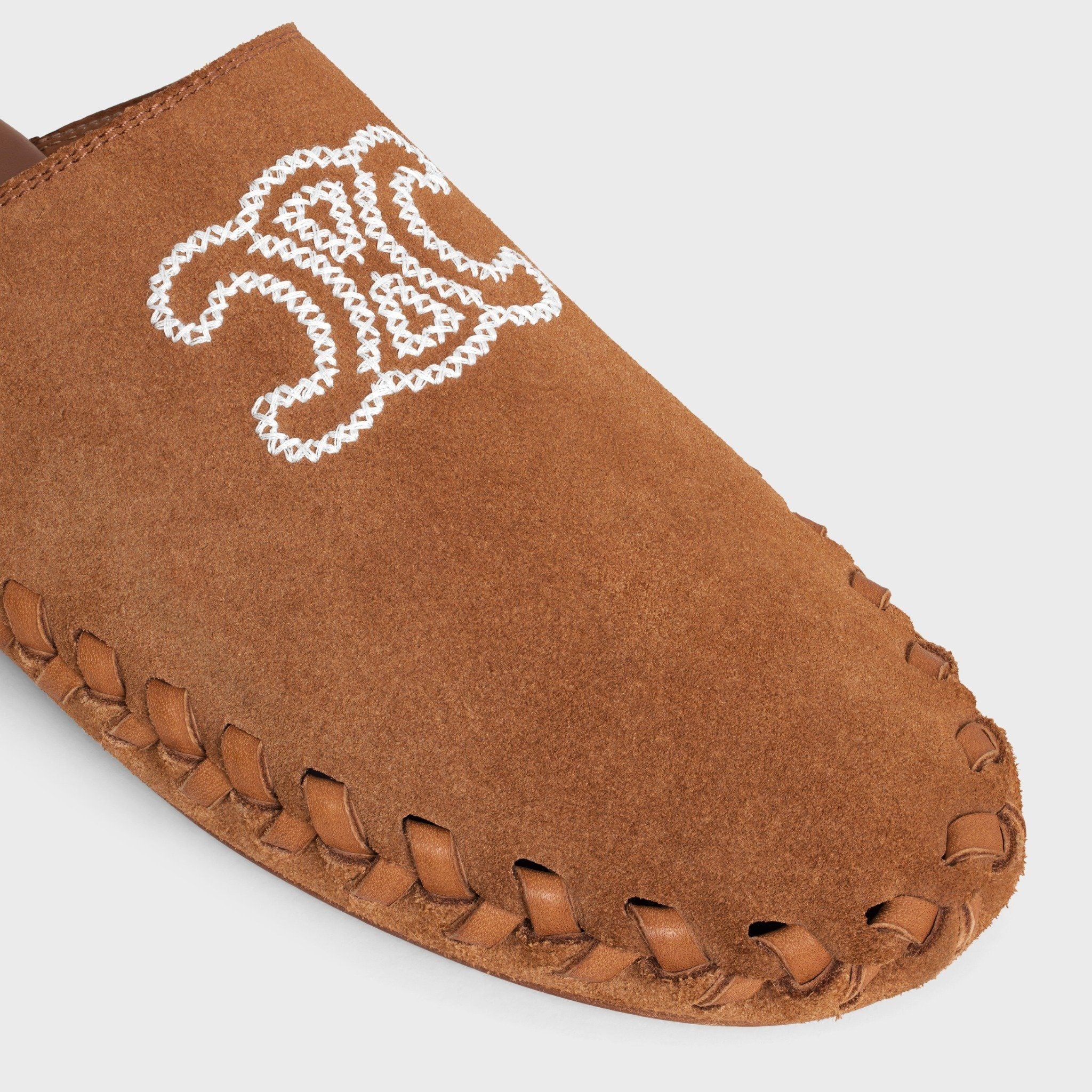  Dép Nữ Celine Marlou Mule 'Cognac' 