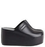  Dép Nữ Coperni Branded Clog Wedge 'Black' 