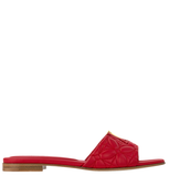  Dép Nữ Louis Vuitton LV Mare Flat Mules 'Red' 