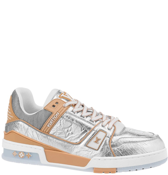  Giày Nam Louis Vuitton LV Trainers 'Silver' 