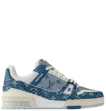  Giày Nam Louis Vuitton Trainer Sneaker 'Blue' 