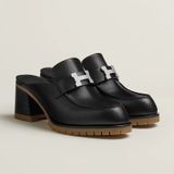  Giày Nữ Hermes Flore 60 Mule 'Noir' 