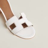  Giày Nữ Hermes Oasis Sandal 'Blanc' 