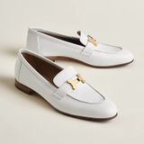  Giày Nữ Hermes Paris Loafer 'Blanc' 