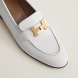  Giày Nữ Hermes Paris Loafer 'Blanc' 