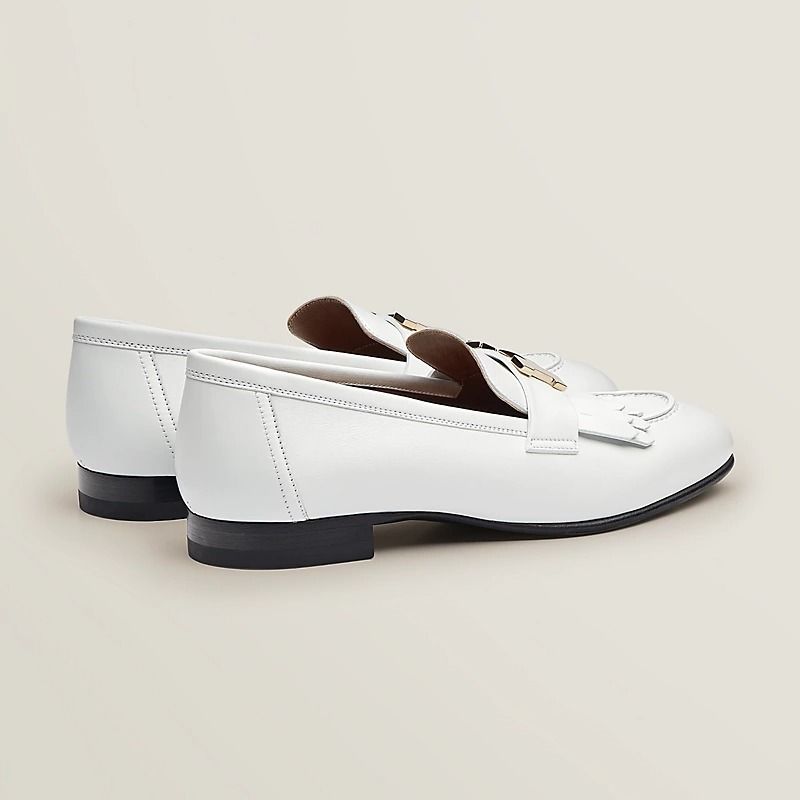  Giày Nữ Hermes Royal Loafer 'Blanc' 
