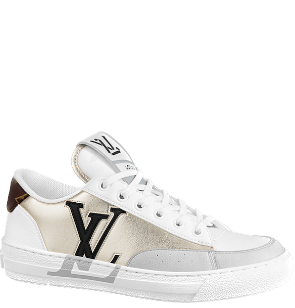  Giày Nữ Louis Vuitton Charlie Trainers 'Gold' 