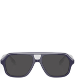  Kính Burberry Logo Sunglasses 'Navy' 