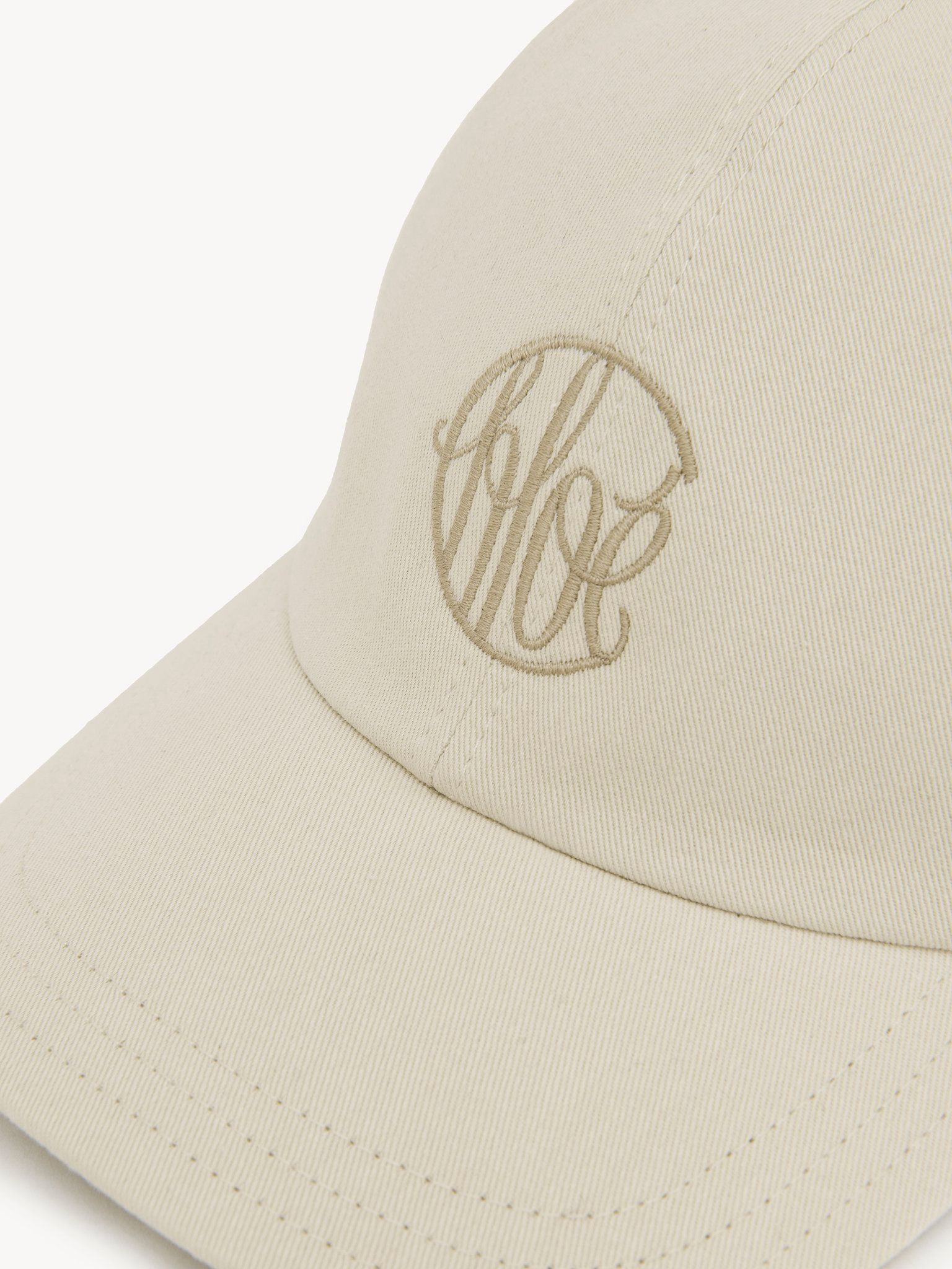 Mũ Chloe Swing Cap 'Cement Beige' CHC24AD099GAB24H – LUXITY