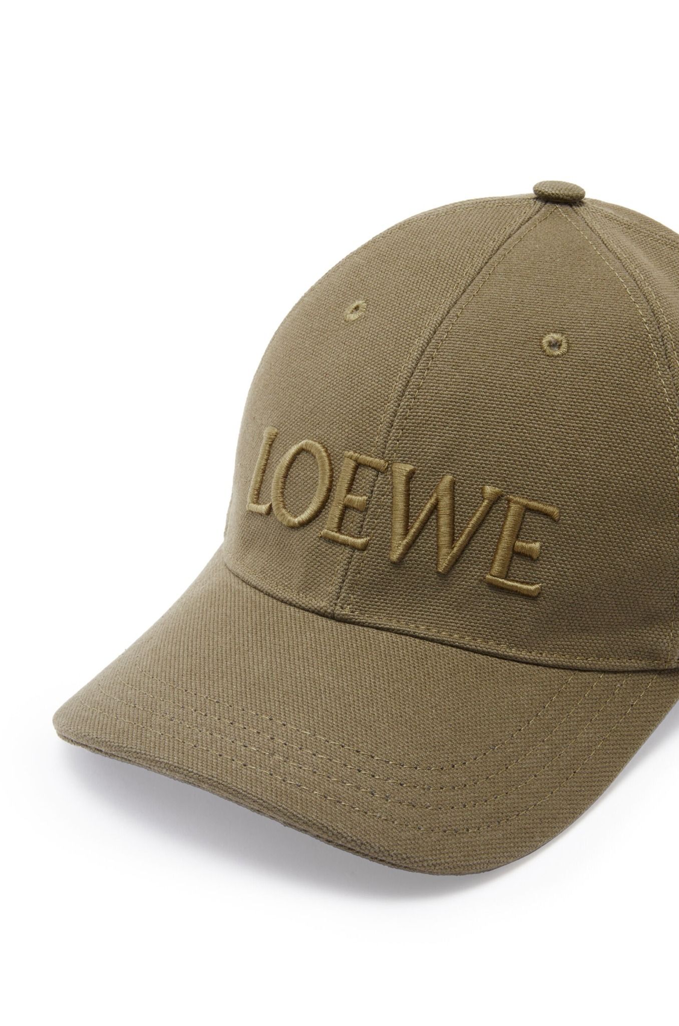 LOEWE*風合いが魅力的*ミリタリーグリーン キャンバス キャップ Mũ Loewe Cap In Canvas 'Military Green' K820358X36-4430 – LUXITY