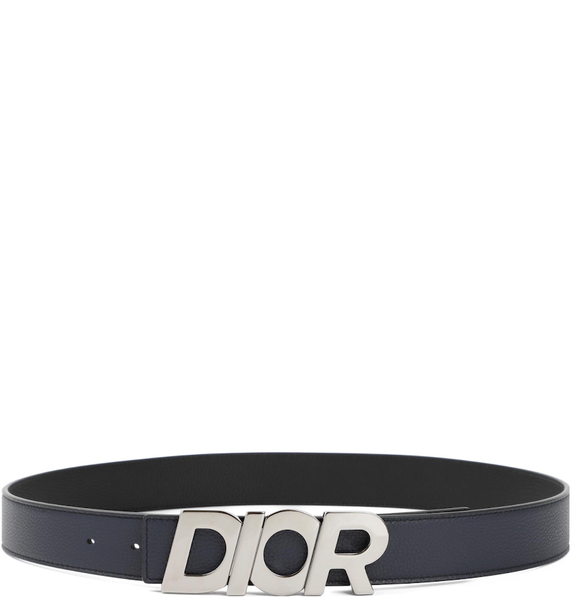  Thắt Lưng Nam Dior Silver Logo 'Navy' 