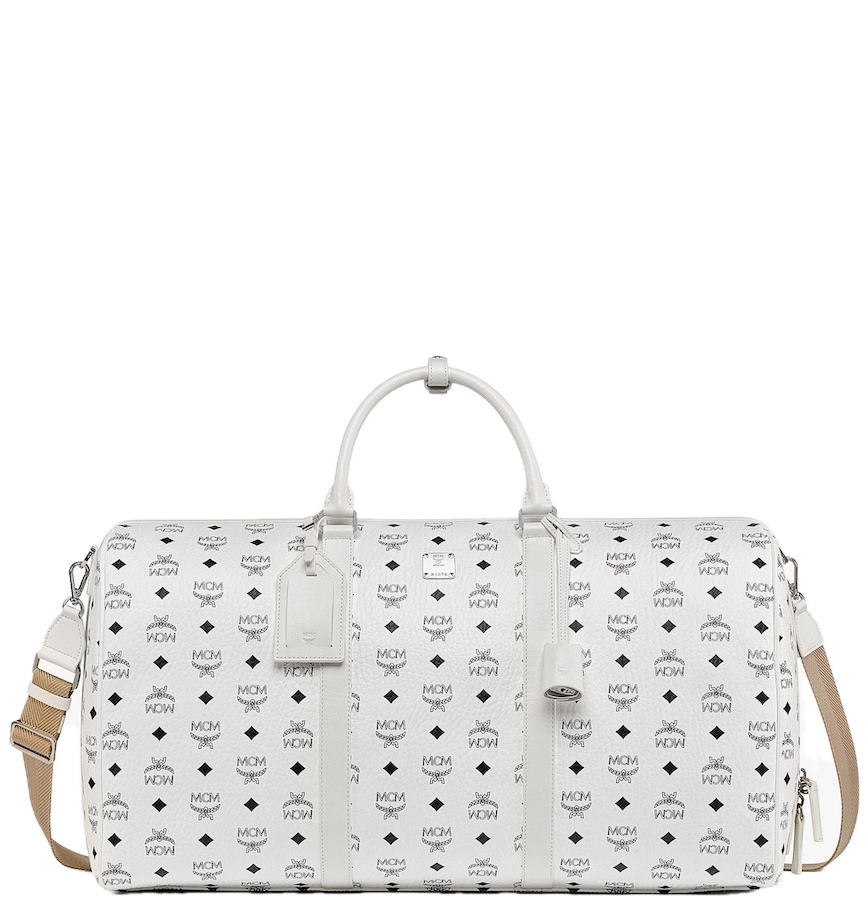  Túi MCM Ottomar Weekender Bag 'White' 