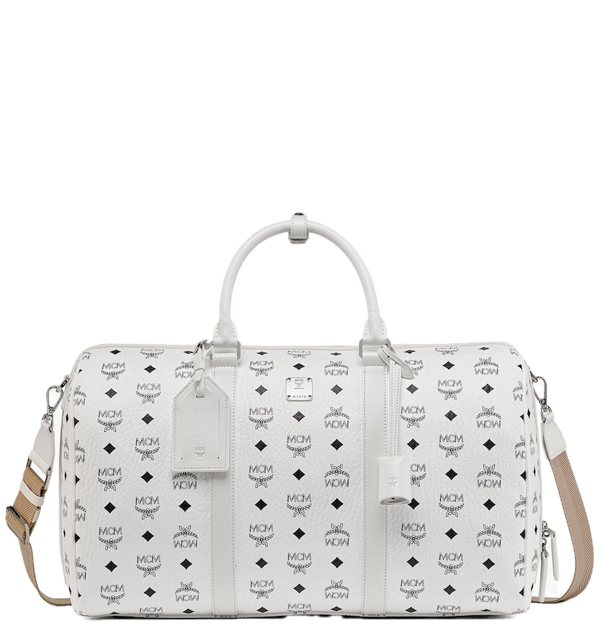  Túi MCM Ottomar Weekender Bag 'White' 