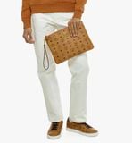  Túi MCM Wristlet Zip Pouch 'Cognac' 