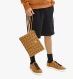  Túi MCM Wristlet Zip Pouch 'Cognac' 