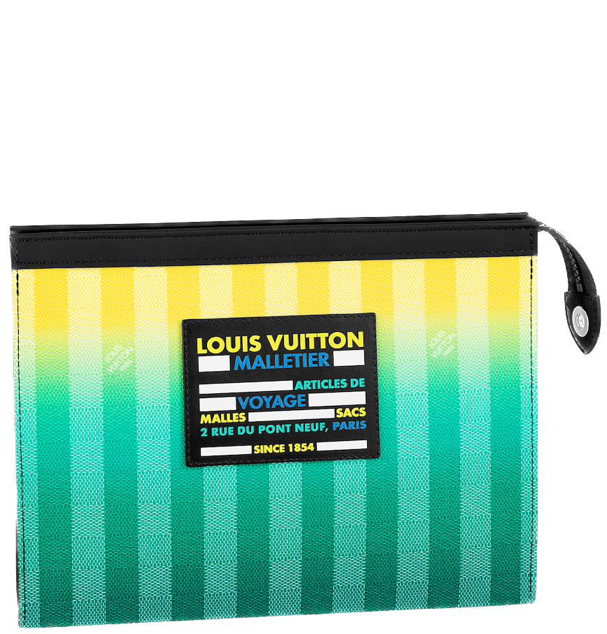  Túi Nam Louis Vuitton Pochette Voyage 'Green' 
