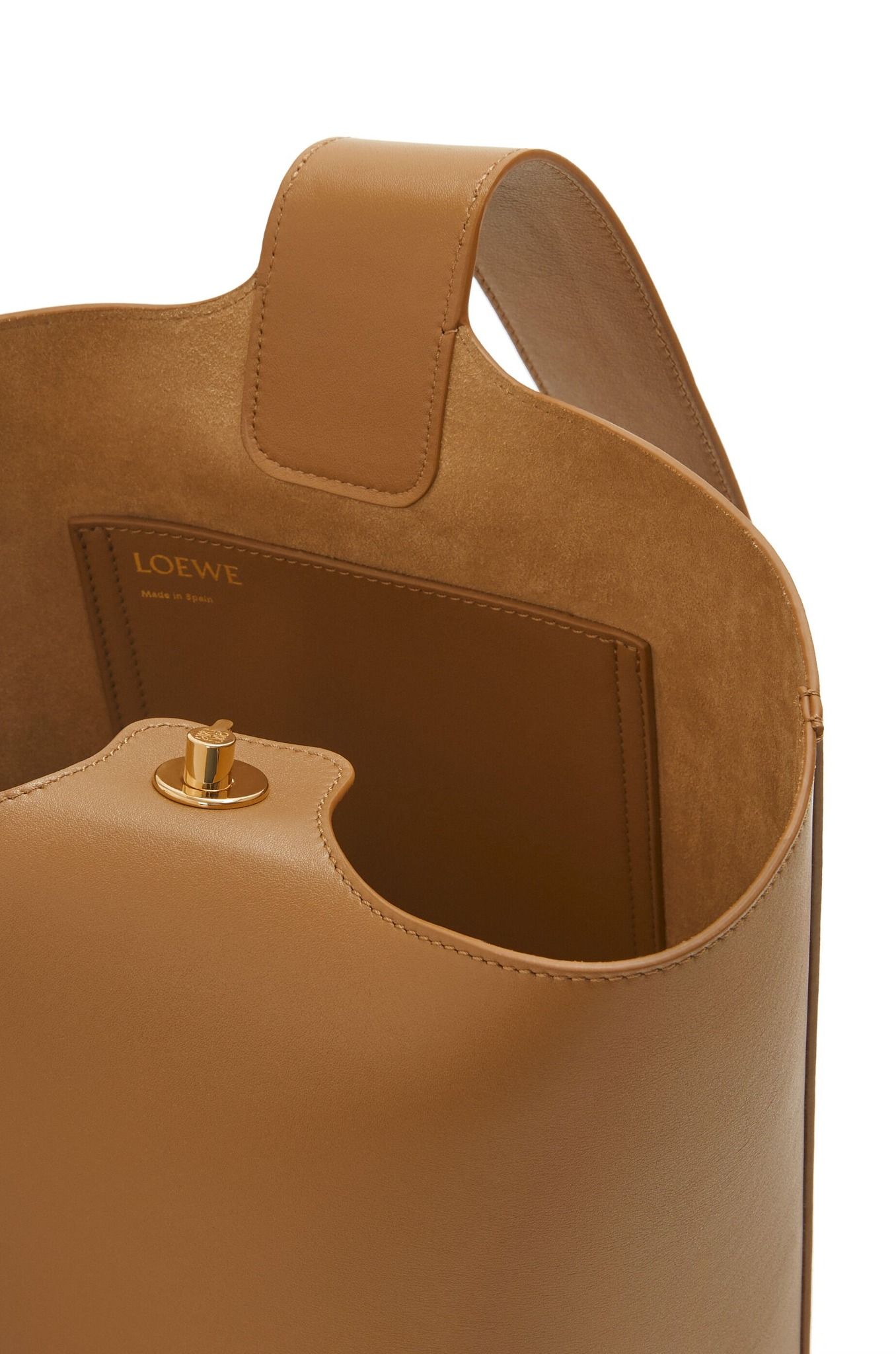  Túi Nữ Loewe Medium Pebble Bucket 'Oak' 