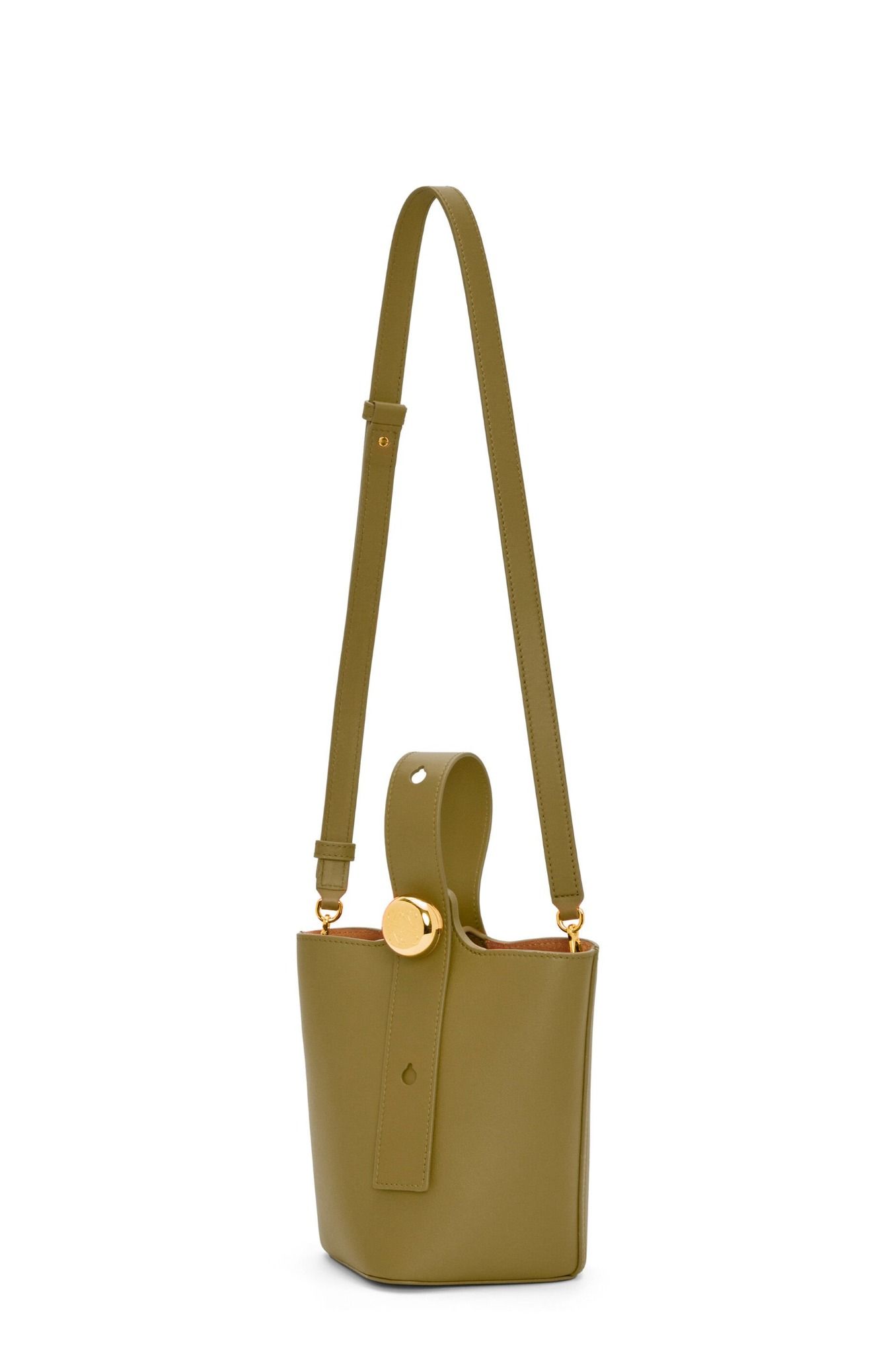  Túi Nữ Loewe Mini Pebble Bucket 'Olive' 