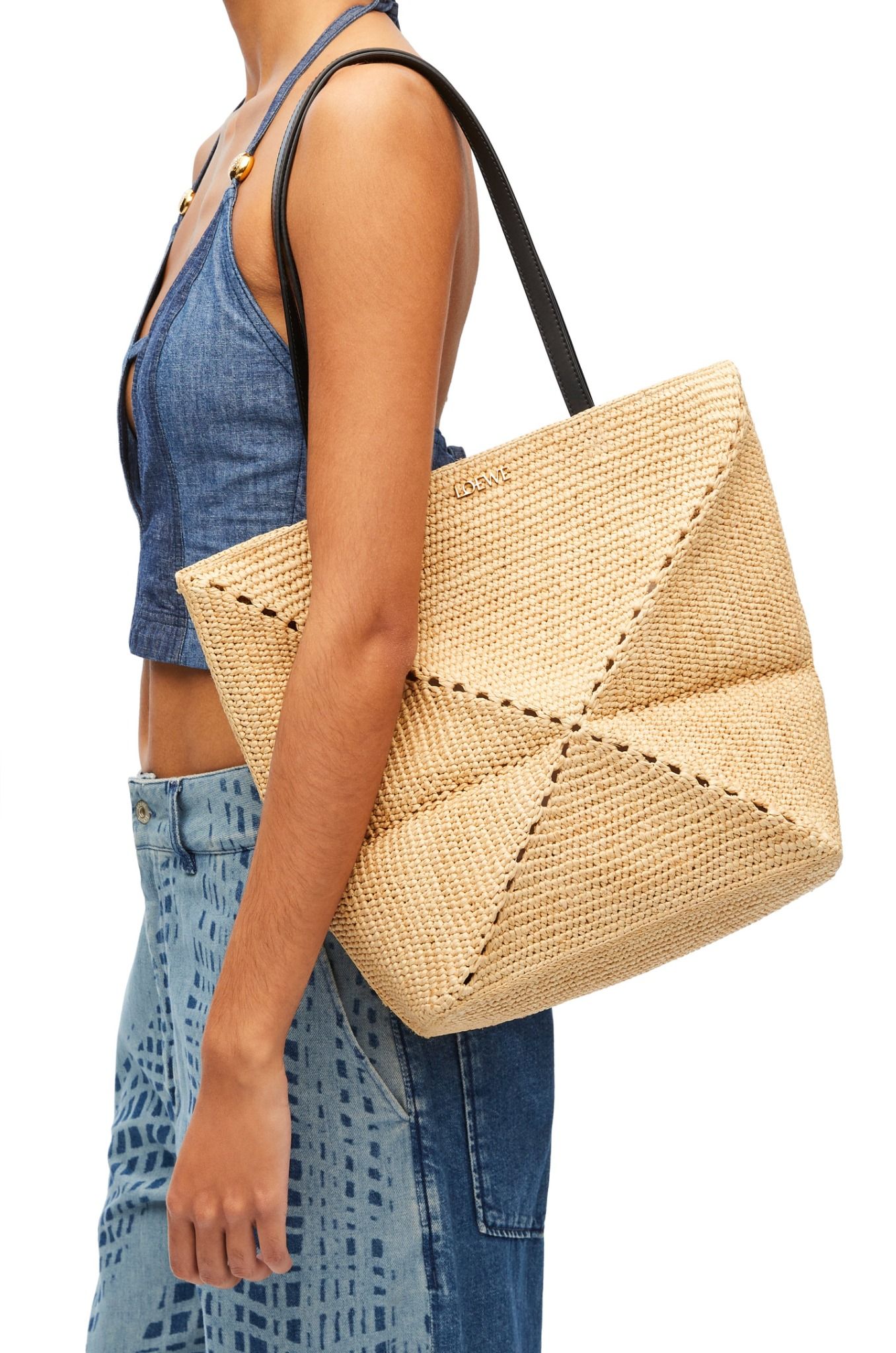  Túi Nữ Loewe Puzzle Fold Tote 'Natural' 
