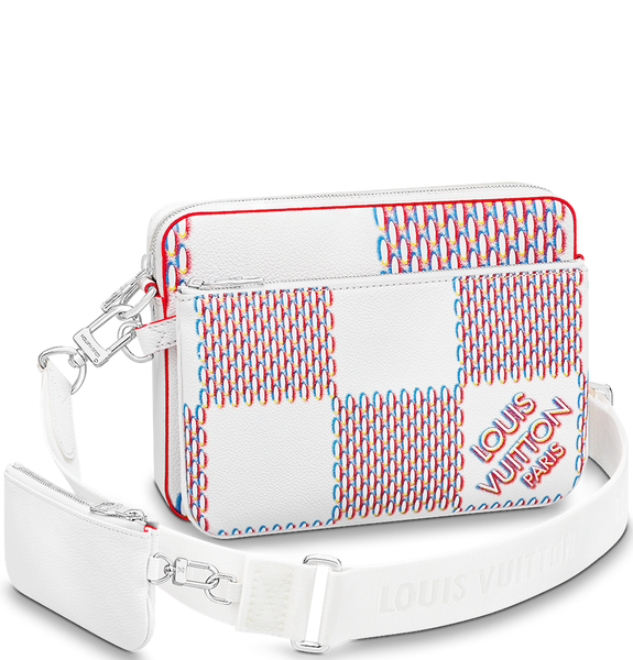  Túi Nữ Louis Vuitton Trio Messenger 'White' 