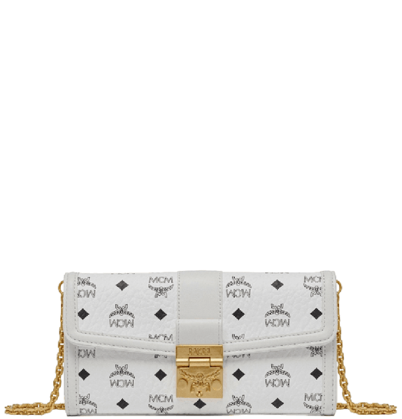  Túi Nữ MCM Tracy Chain Wallet 'White' 