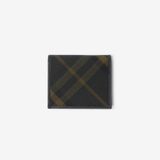  Ví Burberry Check Coin Card Case 'Shadow' 