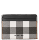  Ví Burberry Check  Leather Card Case 'Brown' 