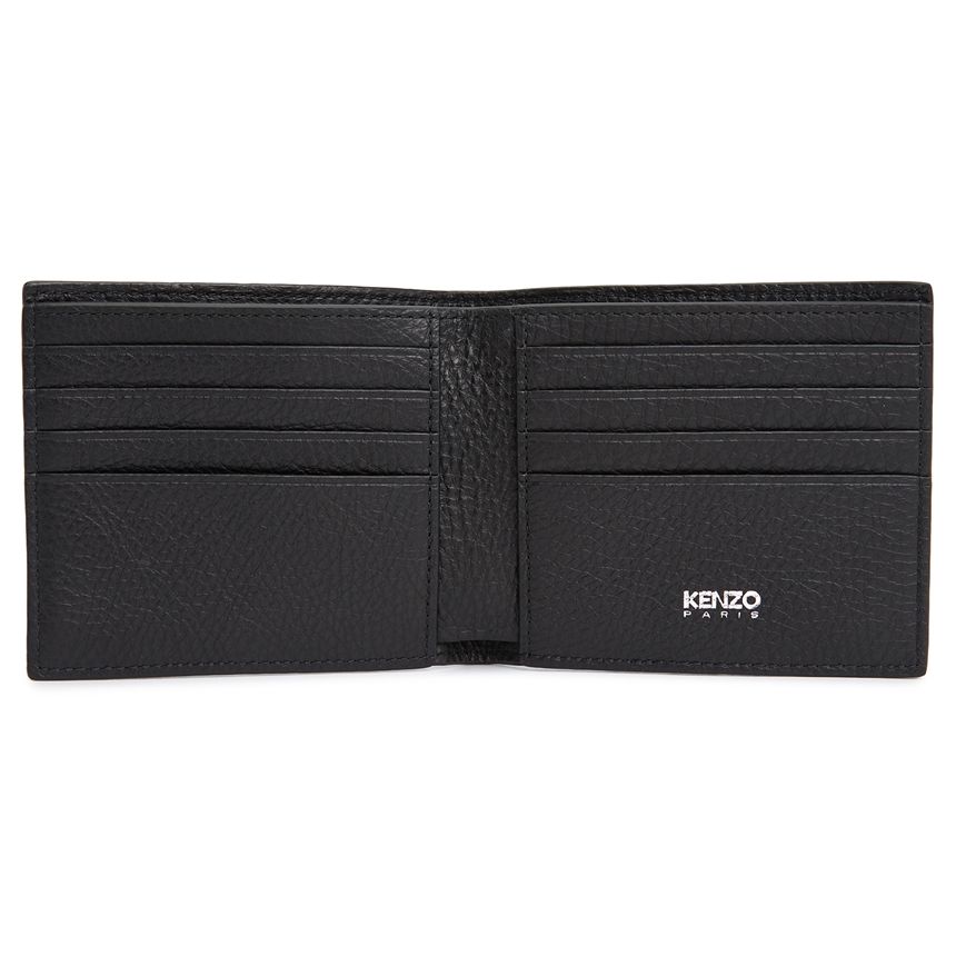  Ví Nam Kenzo Logo Wallet 'Black' 