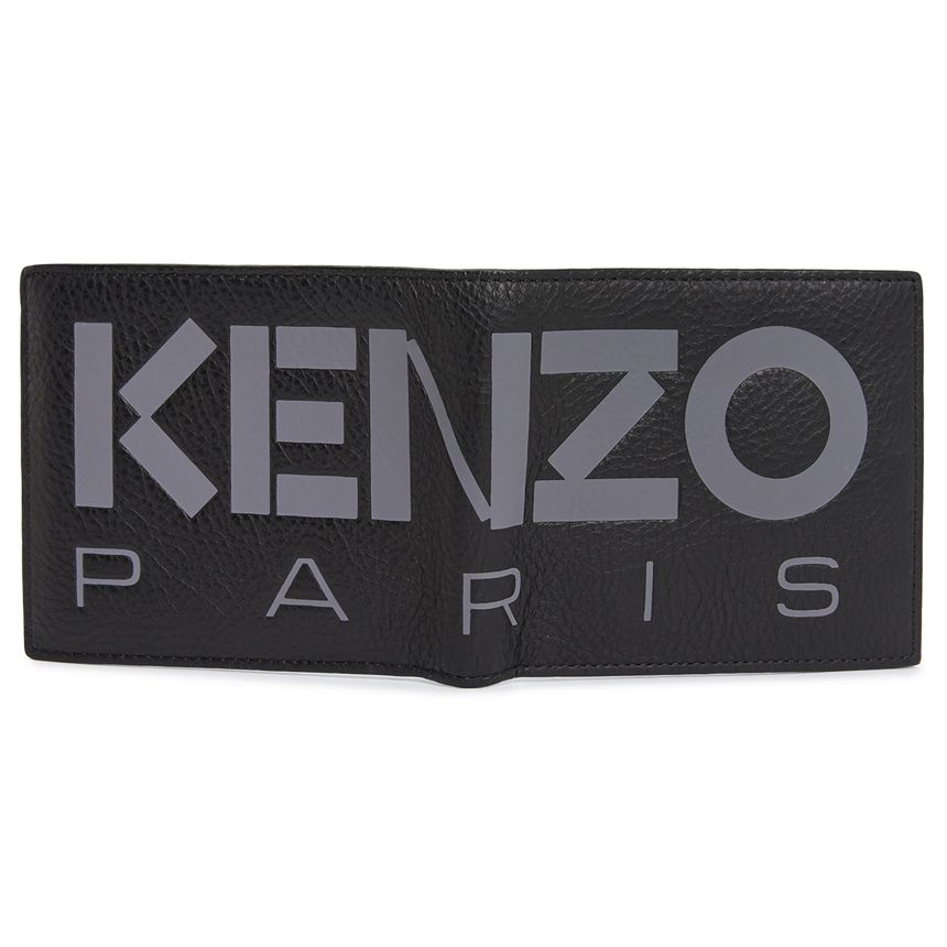  Ví Nam Kenzo Logo Wallet 'Black' 