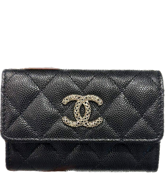  Ví Nữ Chanel Caviar Flap 'Black' 